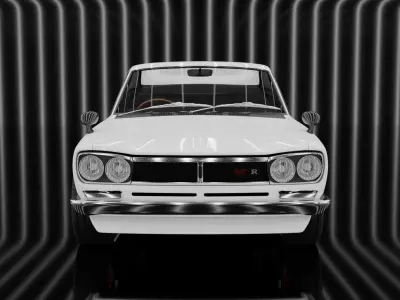 Nissan Skyline GT-R 1968-1972 3D model