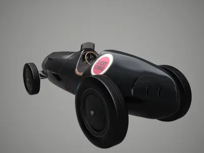 Race Car old style 3D model