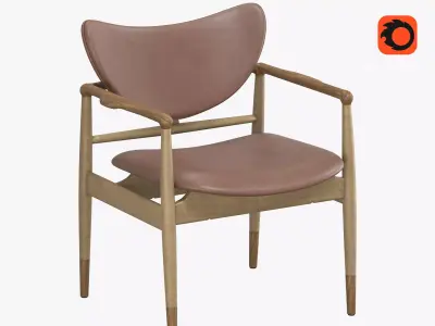 Finn Juhl 48 chair 3D model