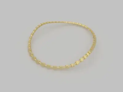 Golden Bracelet 3D model