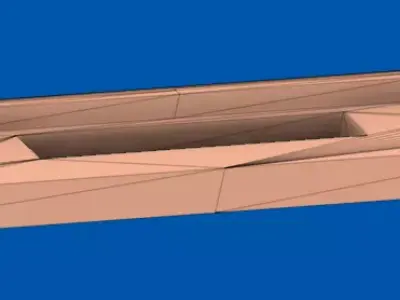 Sun-Roof Clip for 2017 GMC Acadia 3D print model