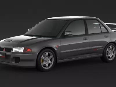 Mitsubishi Lancer Evolution GSR 3D model