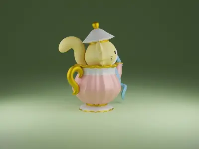 Tea time 3D print model