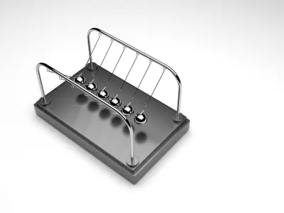 Newtons Cradle 3D model