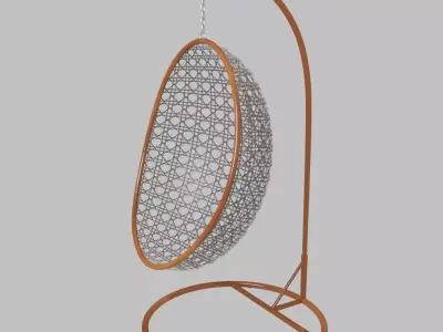 Hanging Swing Low-poly 3D model