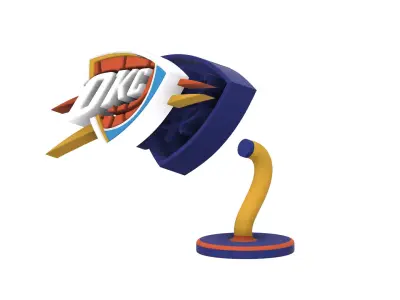 Oklahoma City Thunder NBA 3D print model