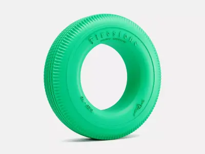 15x6 Firestone 820-15 Tire 3D print model