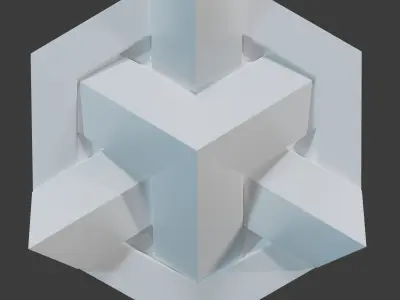 Modular Geometric Wall Panel  3D print model
