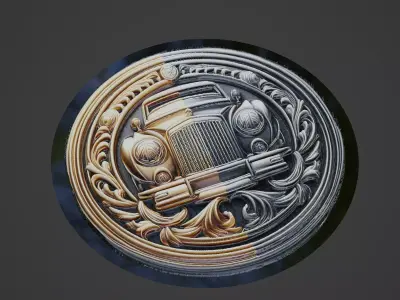 Car Medallion 3D print model