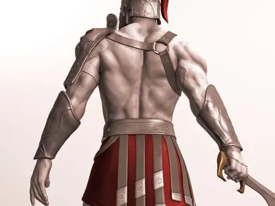 Spartan warrior 3D print model