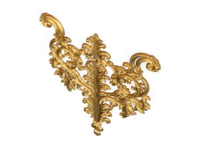 Classic decor ornament carved 56 3D model