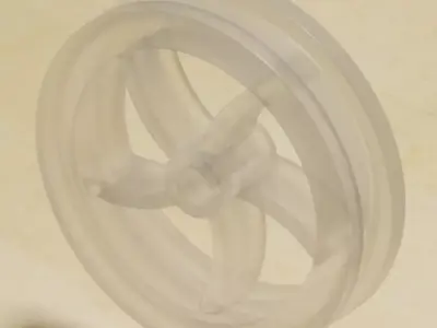 Transparent Flywheel 3D model