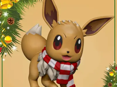 CHRISTMAS DECORATION - EEVEE Free 3D print model