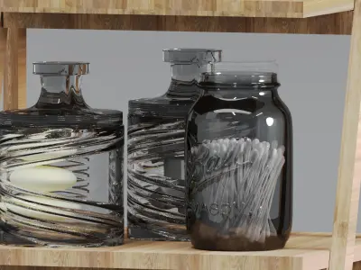 LADDER SHELF 3D model