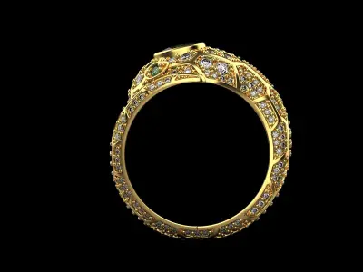 Snake Ring 1161 3D print model