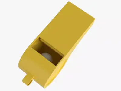 Whistle Low-poly 3D model