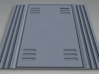 Floor Panel 01 Free 3D model