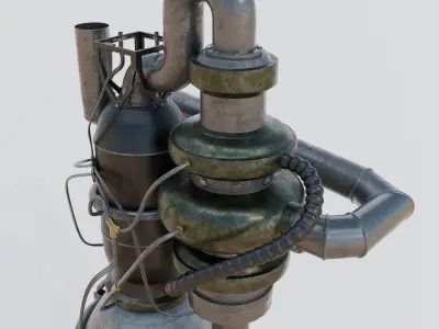 Rocket Engine 3D model