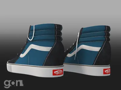 Shoe Model vans 3D model