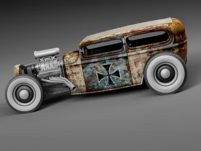 1929  Tudor RatRod  3D model
