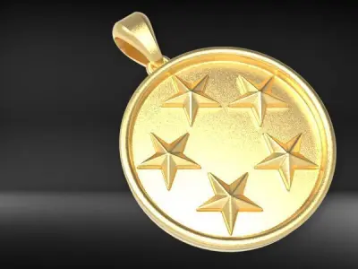 Unites States Air Force General of the Air Force Pendant 3D print model