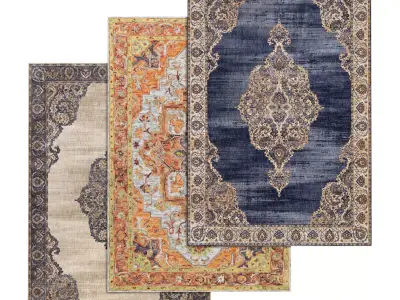 Rug Set 1598 3D model