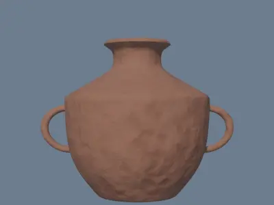 Bronze Age Vase decoration pack Low-poly 3D model