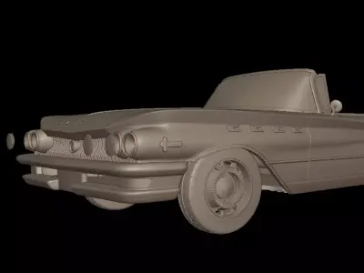 Buick LeSabre 1959 two doors convertable  3D print model