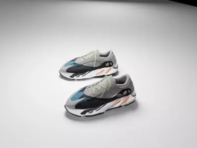 3d  adidas Yeezy Boost 700 shoes Free 3D print model