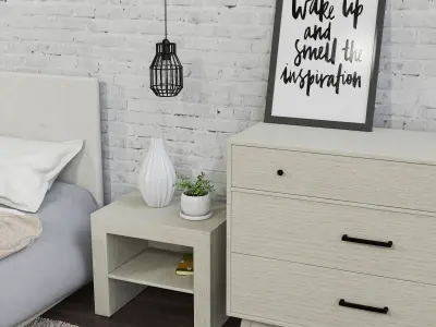 Marta bedroom furniture - bedroom furniture 3D model