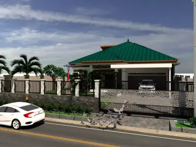 Modern Home Design 3D model