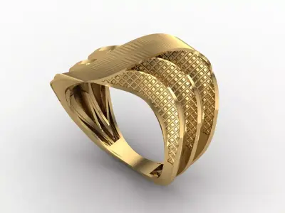 Women Plain Ring STL Models Womens Ring 3dmodels 3D print model 3D print model 44