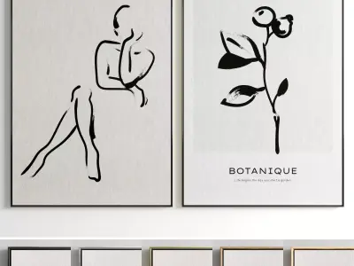 Photo Frame 251 Low-poly 3D model