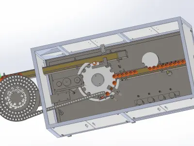 Automatic capping machine 3D model