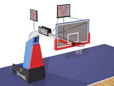 basketball court 3D model