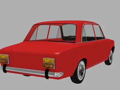 Murat 124 - Fiat 124 3D model