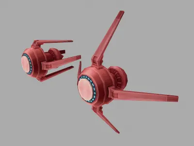 Shipborne-space missile 3D model