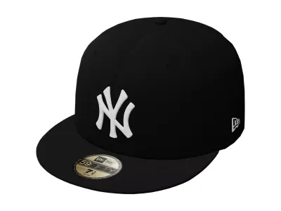 New York Yankees New Era Baseball Cap Low-poly 3D model