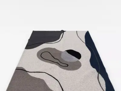 Rugs No 1059 Low-poly 3D model