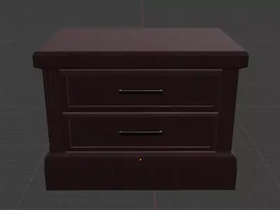 Night Table Free low-poly 3D model