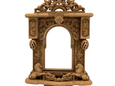 3D Model STL Frame Panel 3D model