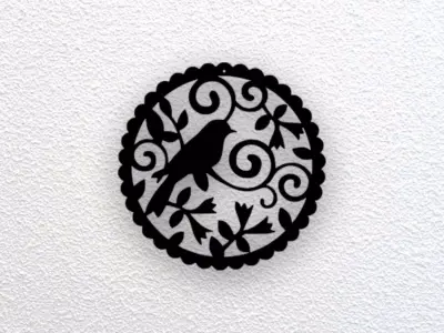 Bird Wall Art  3D print model