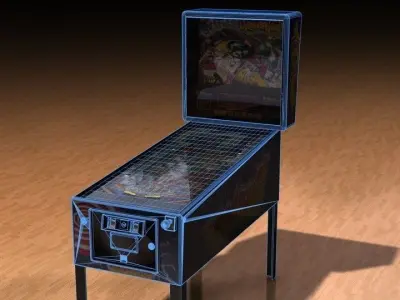 pinball machine - Earth Shaker 3D model