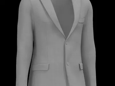Male blazer jacket 3D model