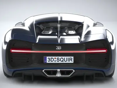 Bugatti Chiron 2020 3D model