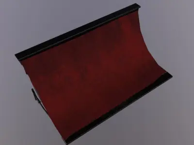 Awning Low-poly 3D model