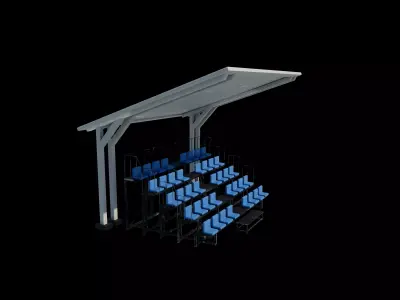 stadium Tribuna 3D model