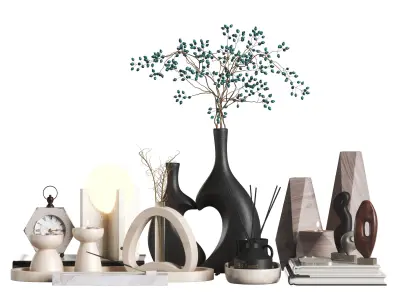 Decorative set 14 3D model buy