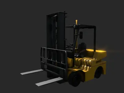 fork-lift-truck forklift 3D model