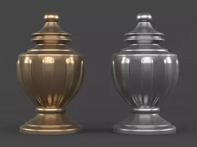 Trophy Cups 3D model 41